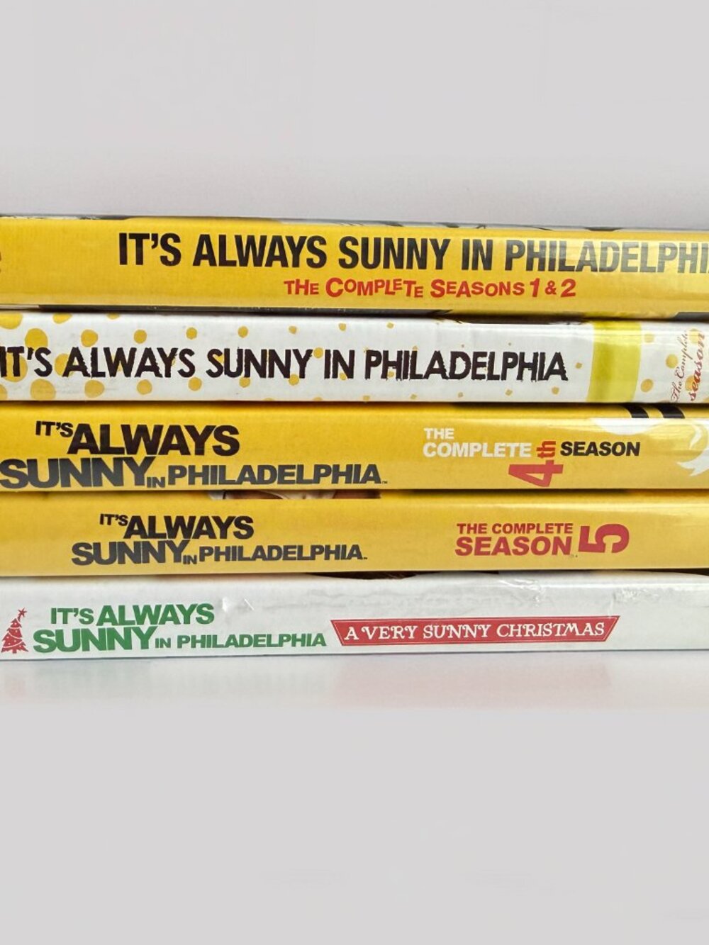 It's Always Sunny In Philadelphia Seasons 1 to 5 Plus Very Sunny Christmas DVDs